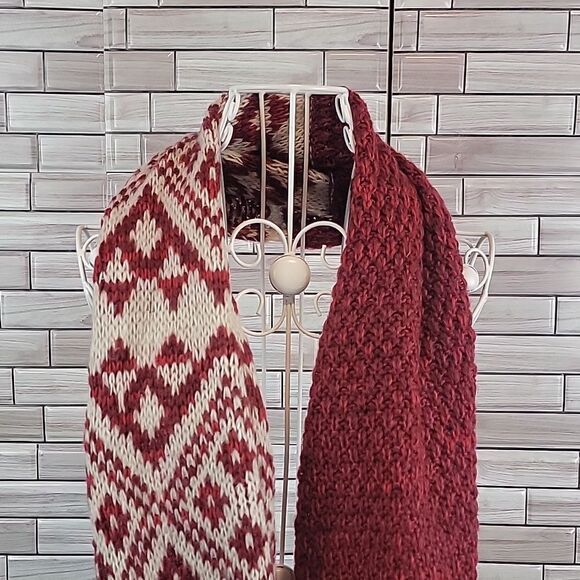 Unbranded acrylic knit infinity scarf One Size - Picture 2 of 7